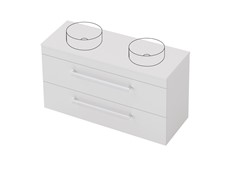 Riva Classic 46 - 1200DB Wall - 2 Drawer (Stacked)