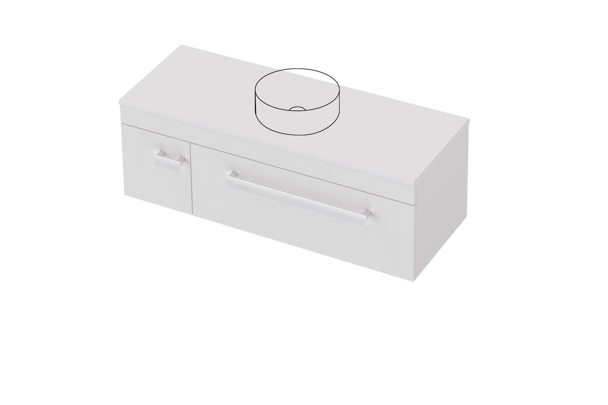 1 Door 1 Drawer Right