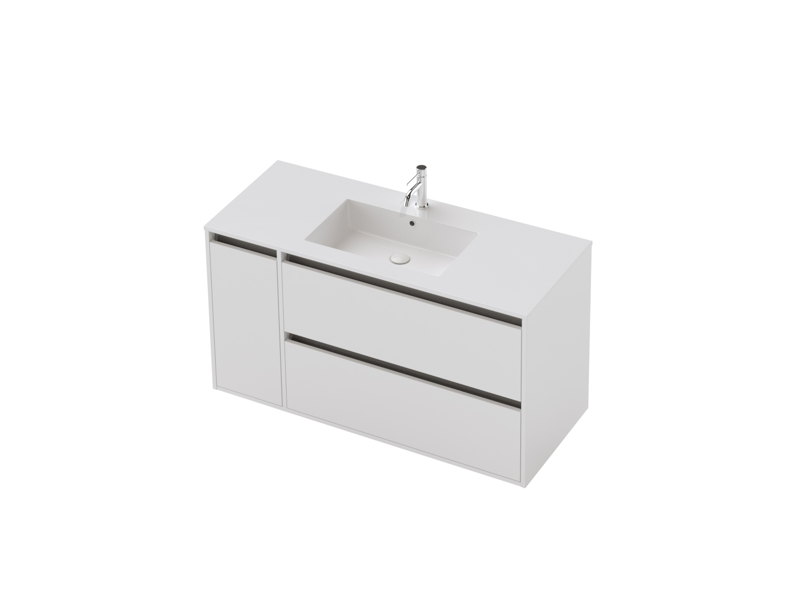 1 Door 2 Drawer Right