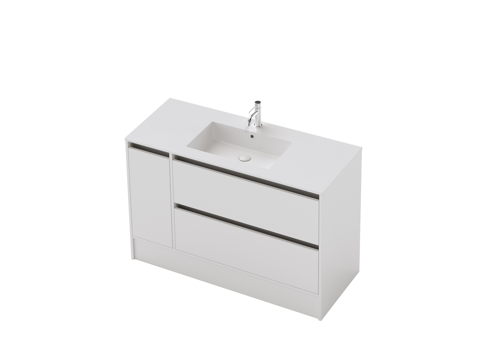 1 Door 2 Drawer Right