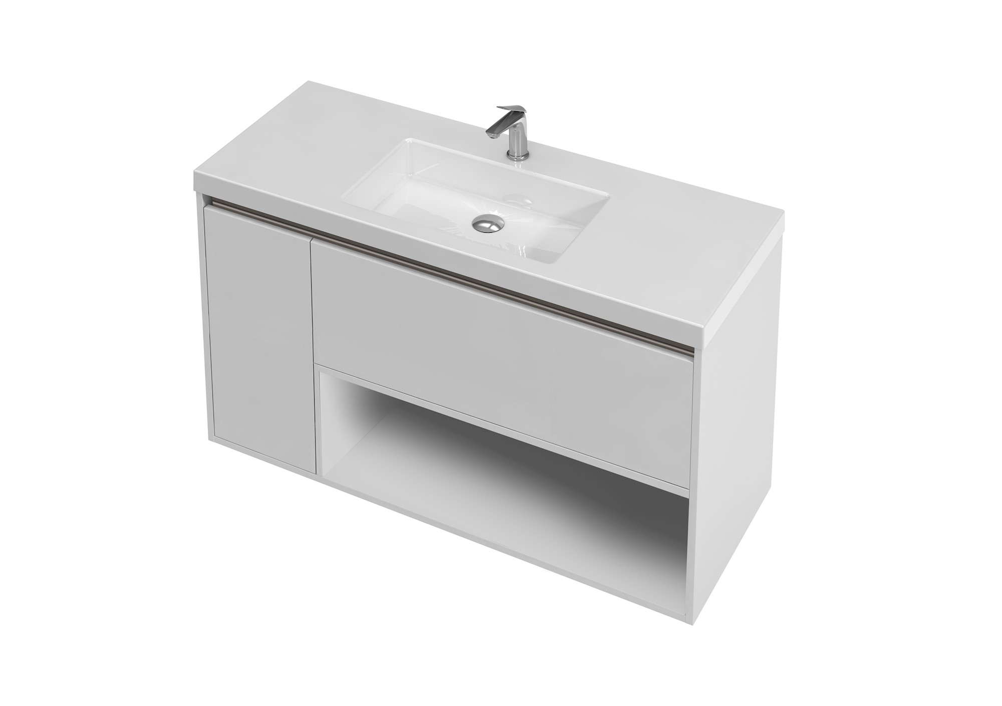 1 Door - 1 Drawer Right - 1 Open