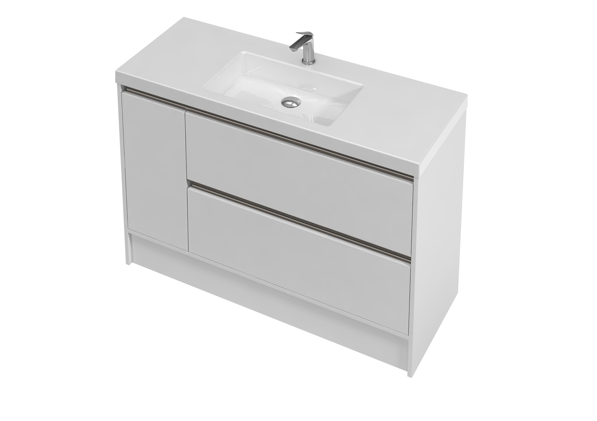 1 Door - 2 Drawer Right