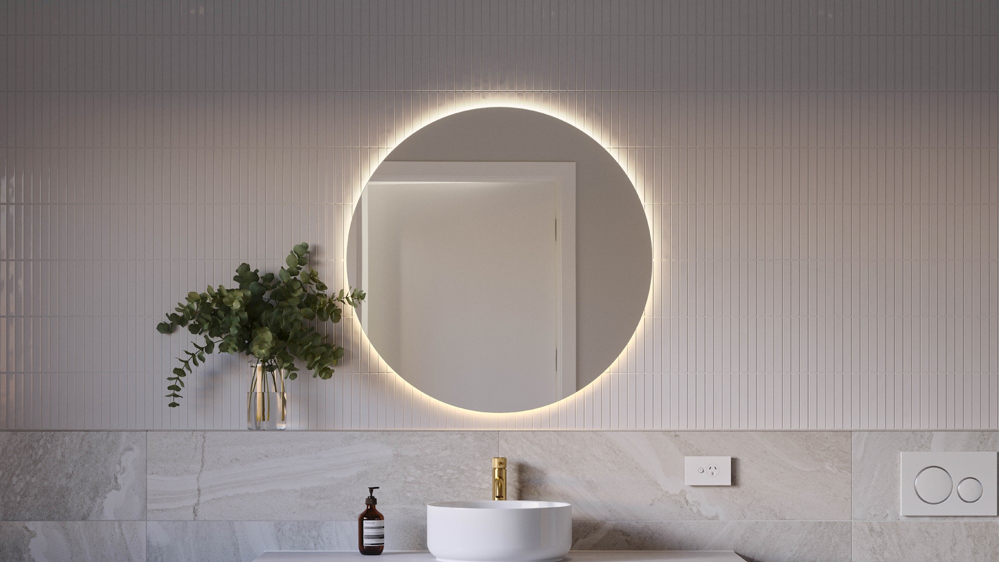 Eclipse LED Mirror