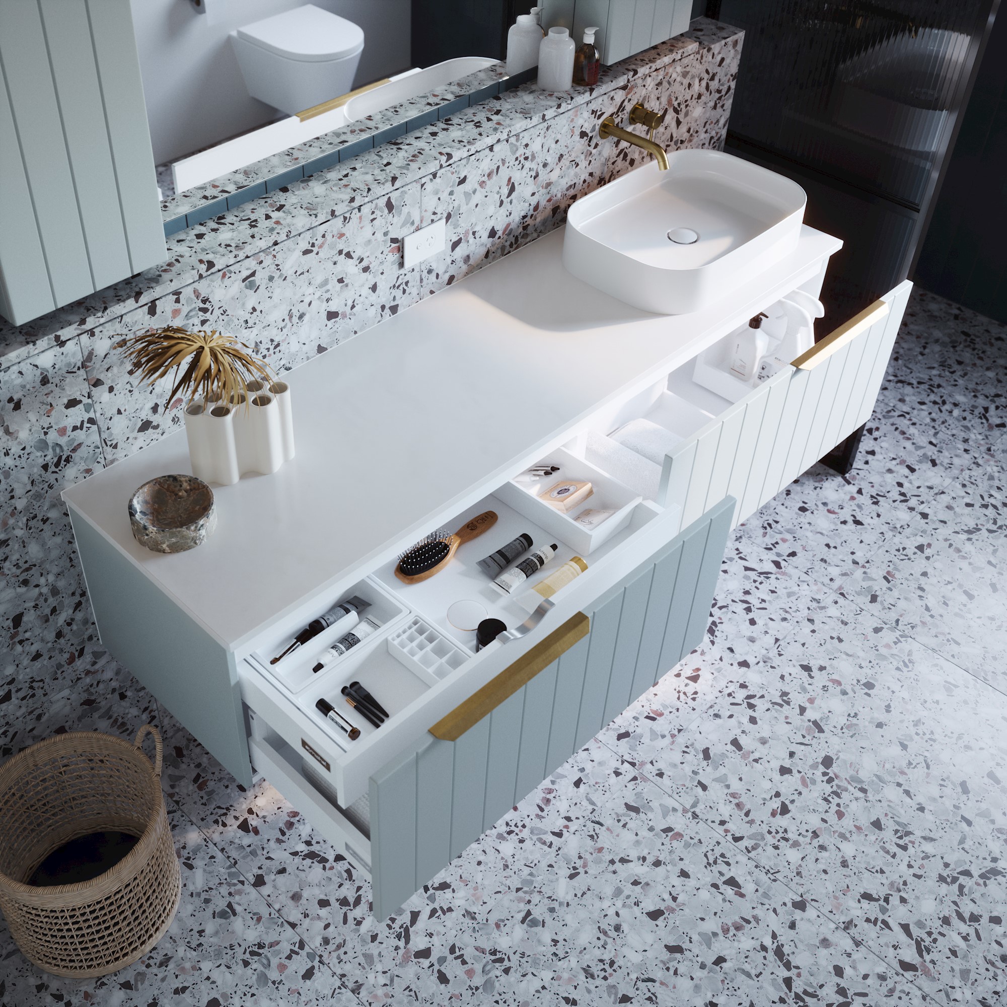 Savoy 50 Bathroom Benchtop Vanity | St Michel Bathroomware