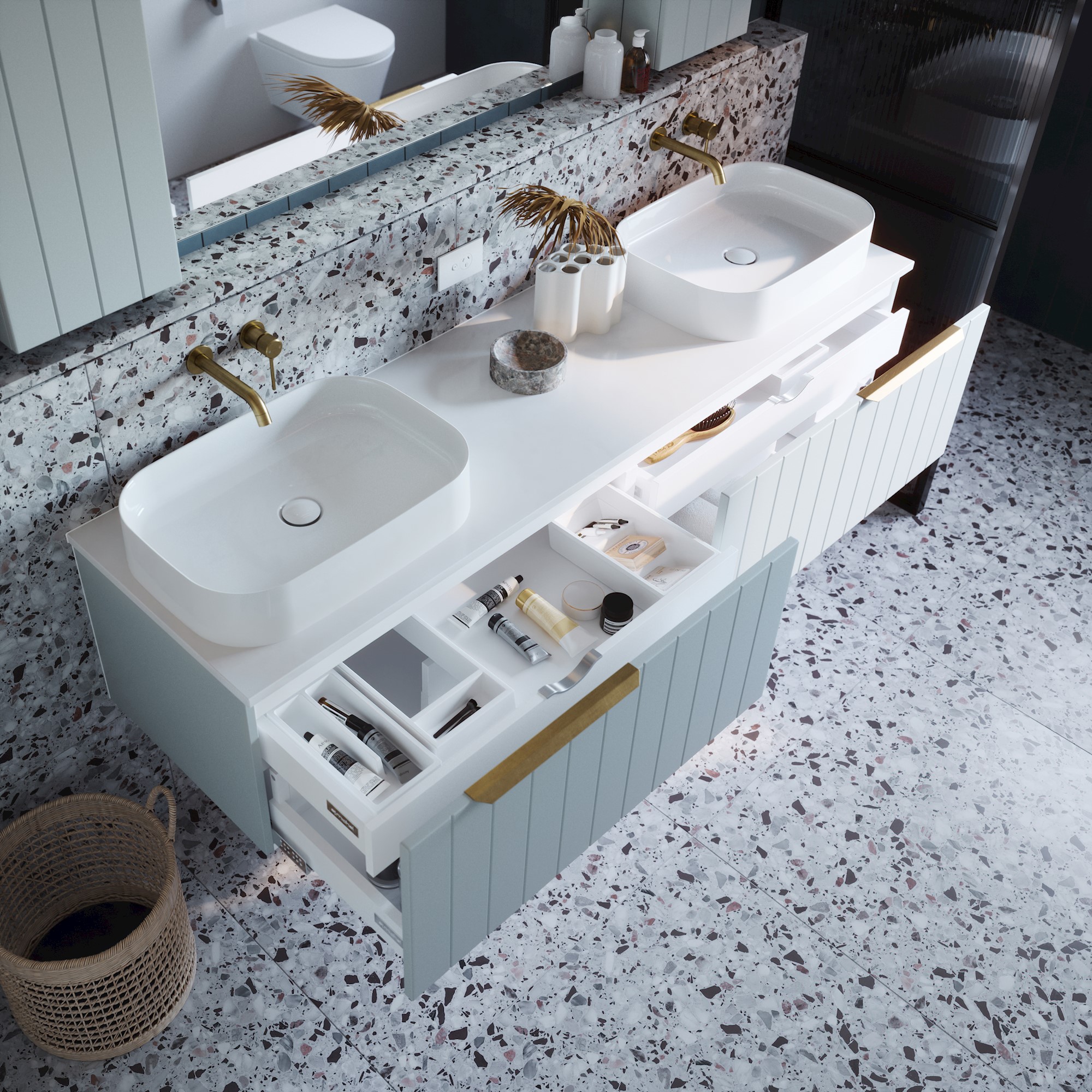 Savoy 50 Bathroom Benchtop Vanity | St Michel Bathroomware