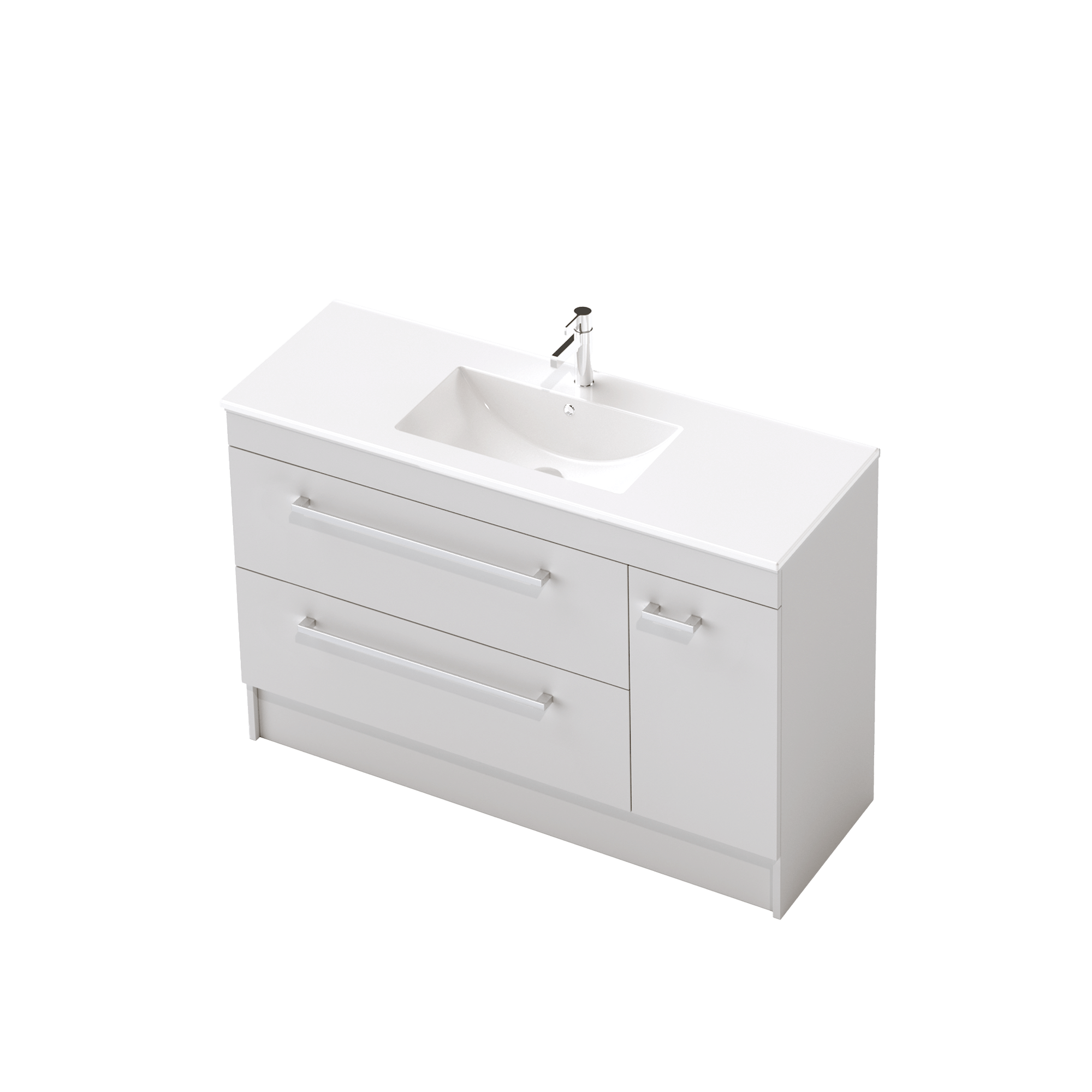 Riva Classic 46 - 1200 Floor - 1 Door - 2 Drawer