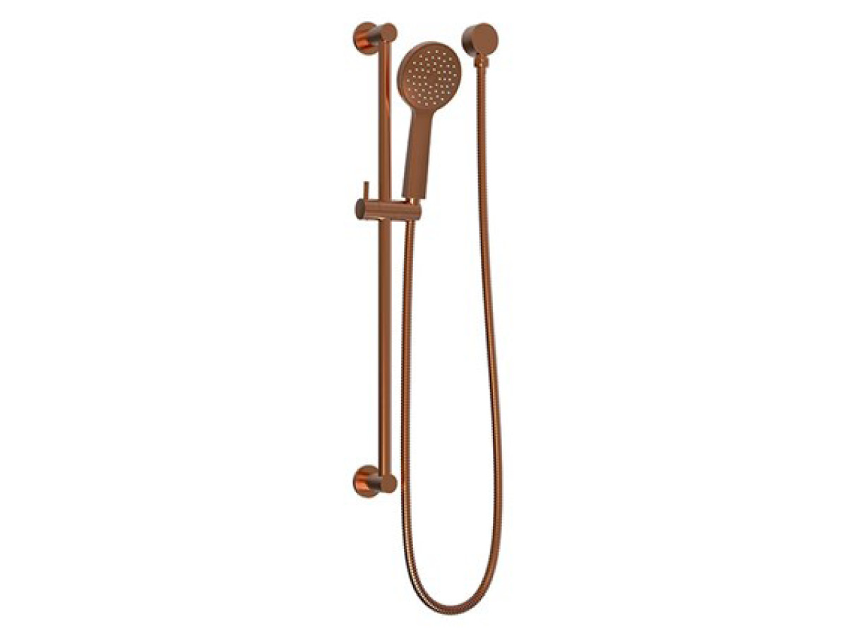 Soul Classic Handshower On Rail - Brushed Copper
