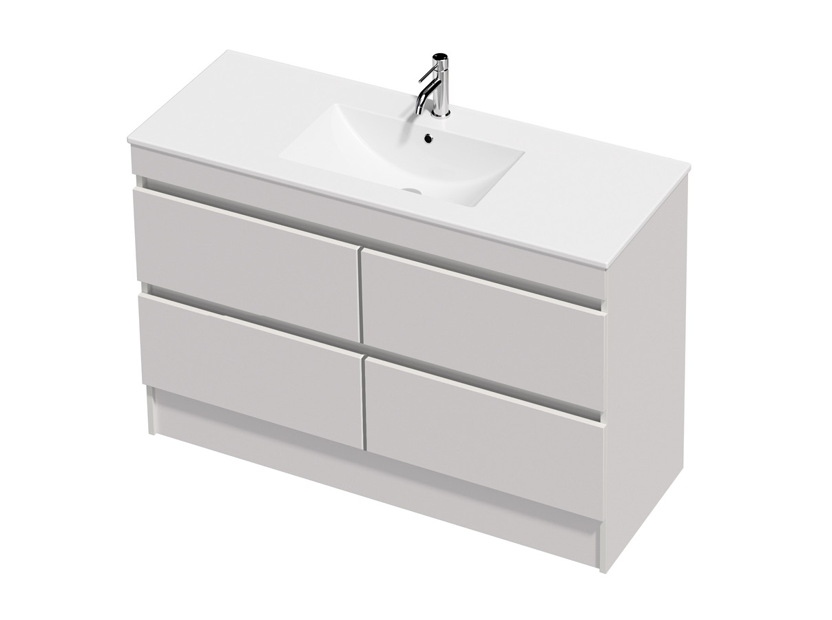 Lulu 46 Drawers - 1200SB Floor - 4 Drawer