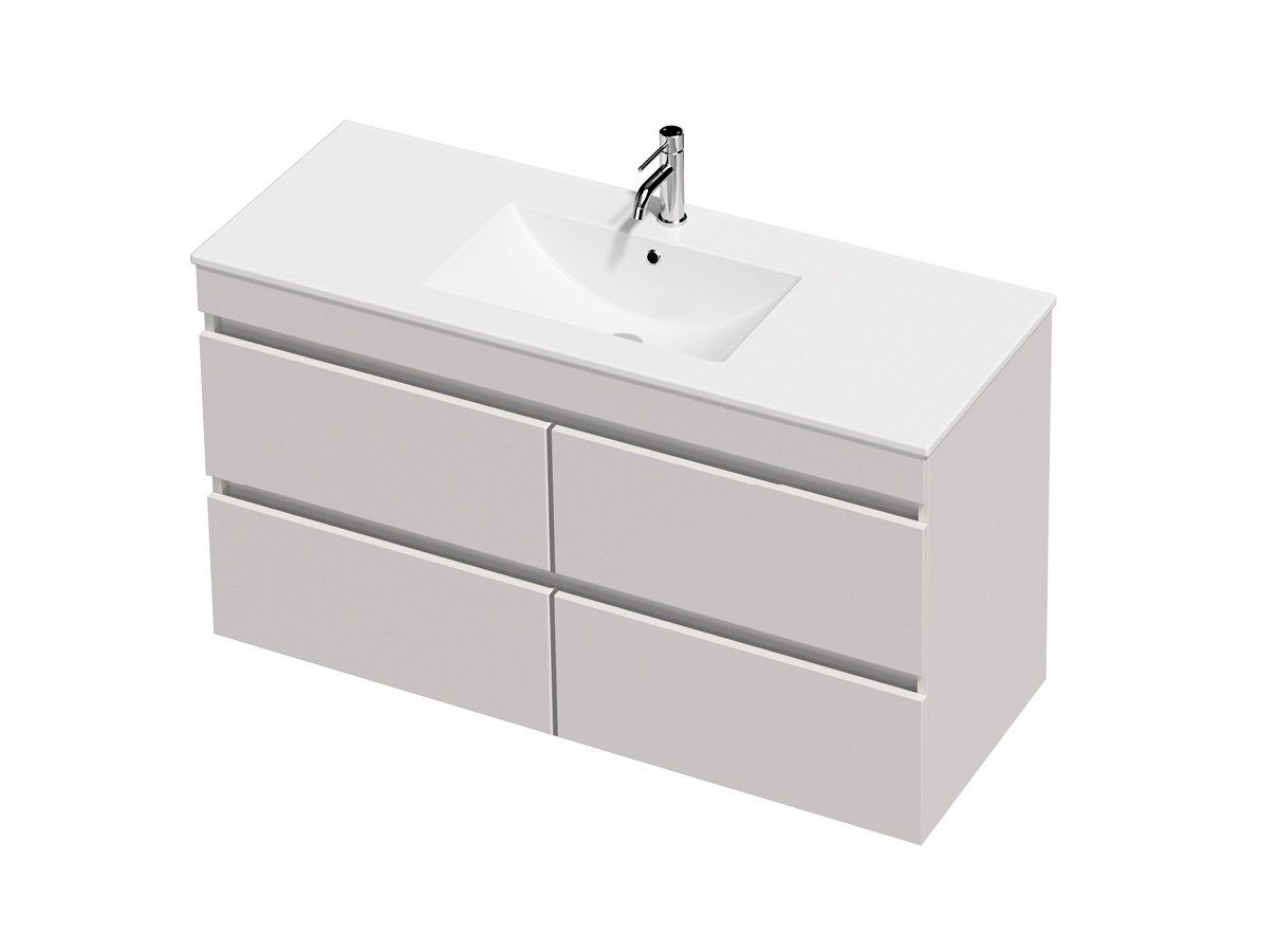 Lulu 46 Drawers - 1200SB Wall - 4 Drawer