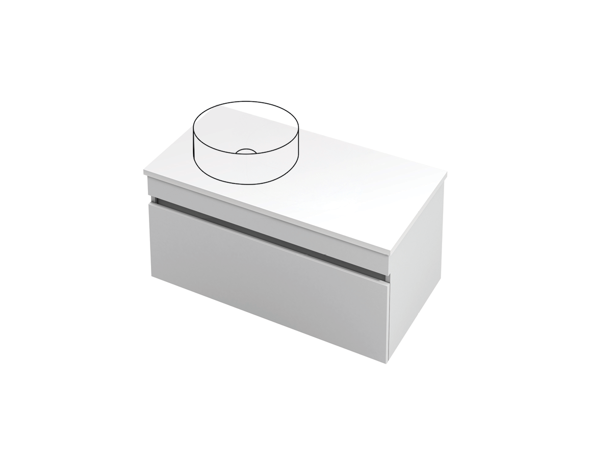 Lulu 46 - 900L Wall - 1 Drawer