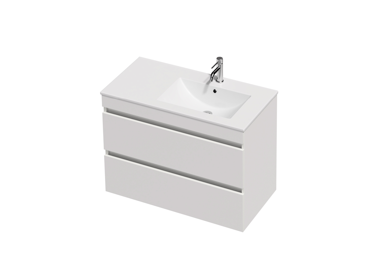 Lulu 46 Drawers - 900R Wall - 2 Drawer