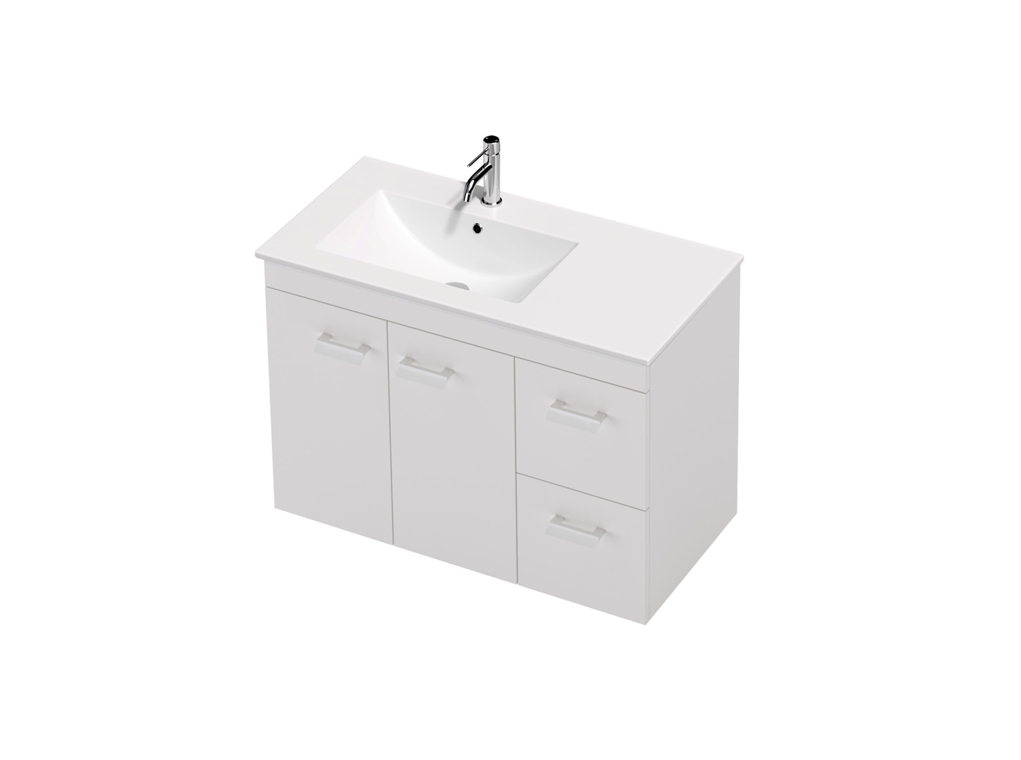 Riko 46 - 900L - Maxi Wall - 2 Door 2 Drawer Right