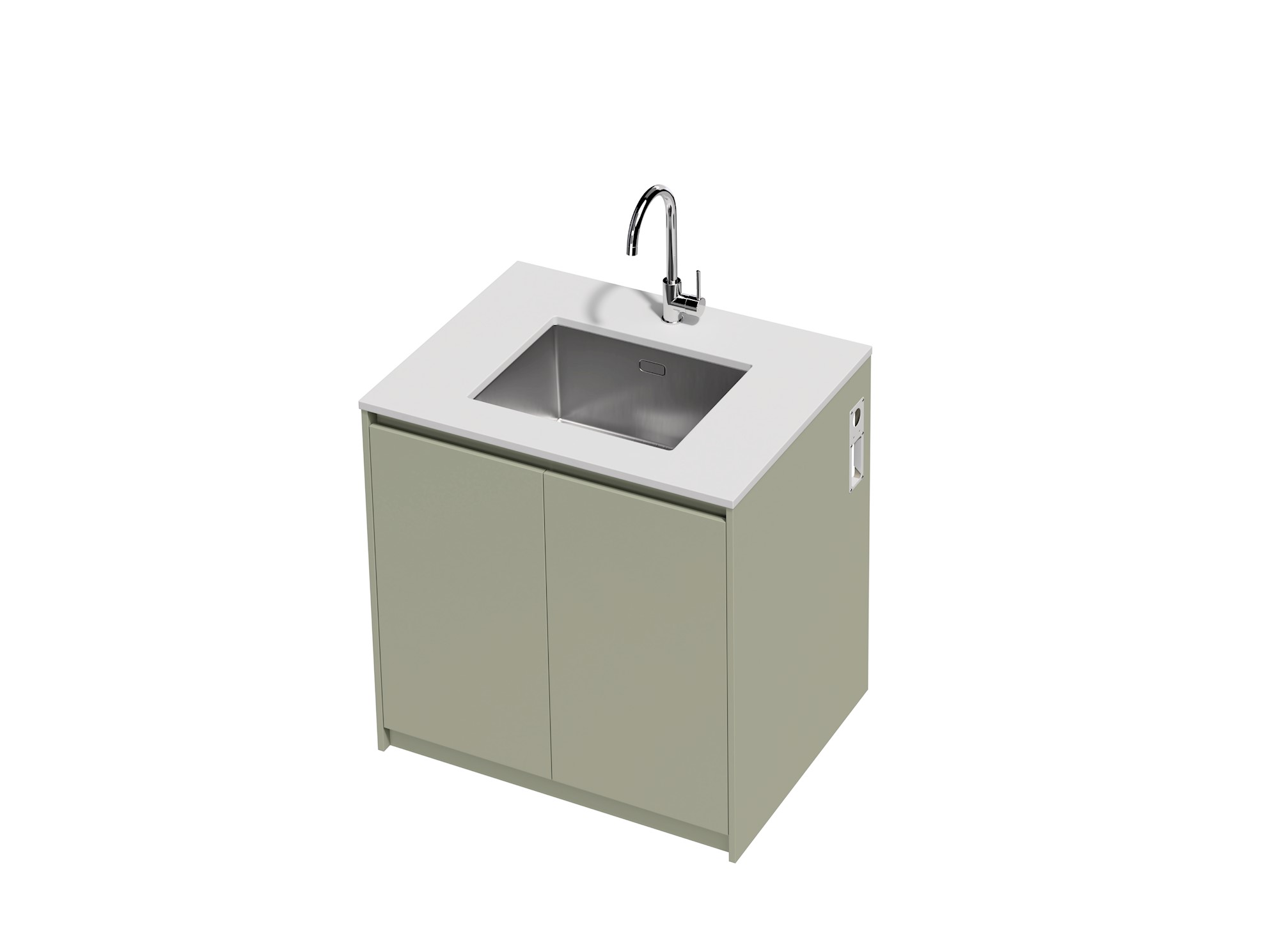 Mako 70 Laundry Cabinet - 900 Floor - 2 Door