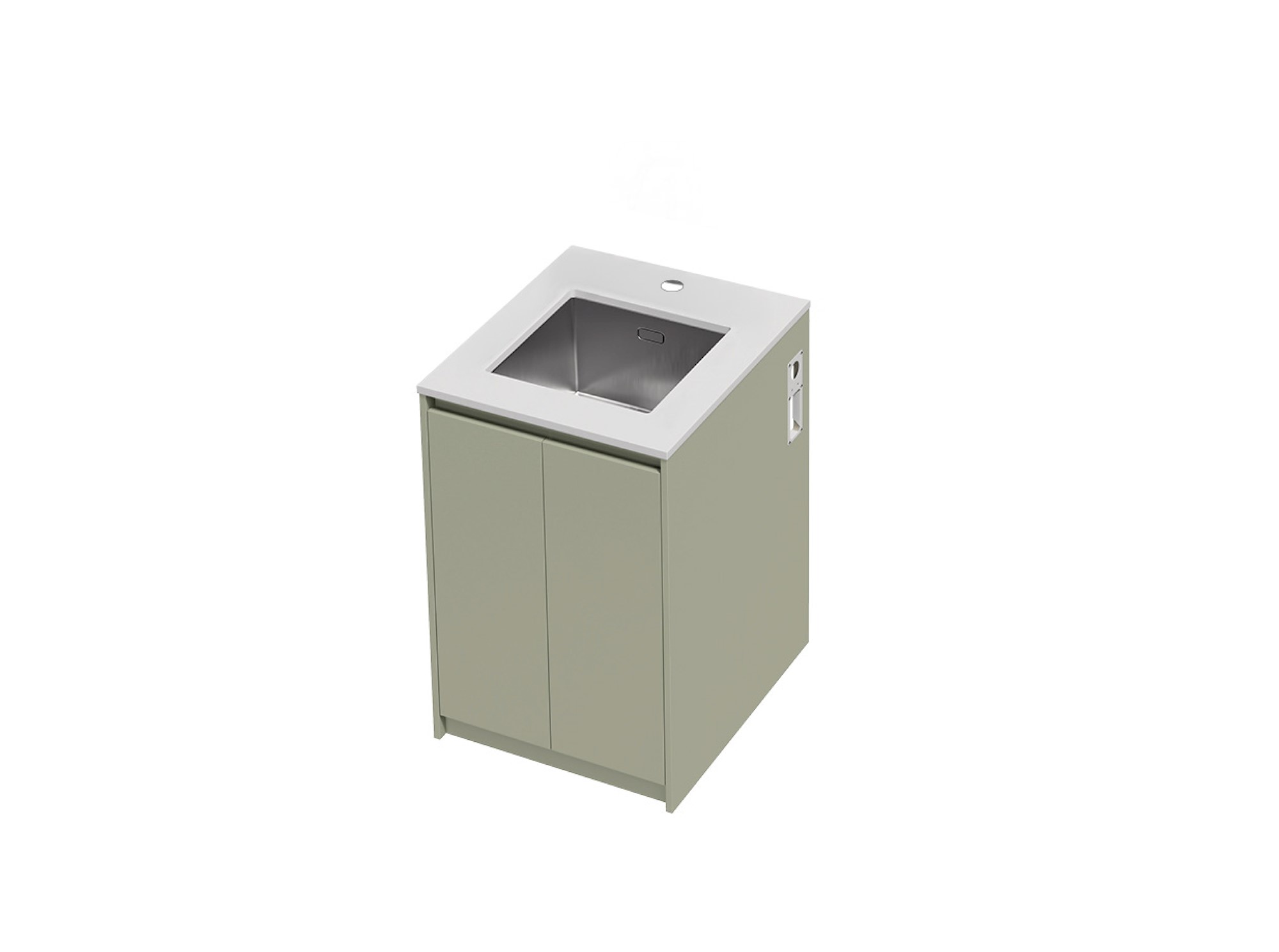 Mako 70 Laundry Cabinet - 600 Floor - 2 Door