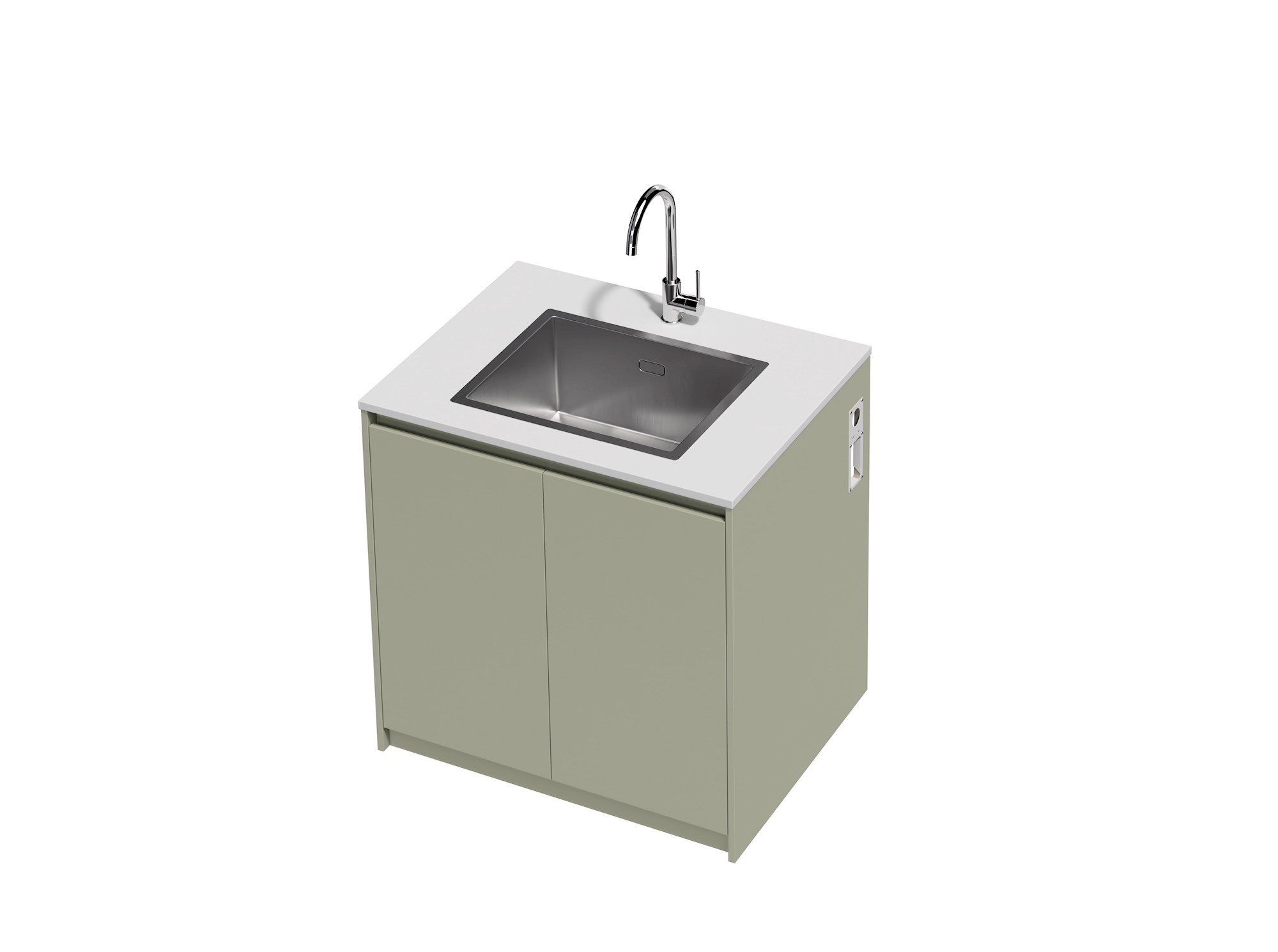 Mako 70 Laundry Cabinet - 900 Floor - 2 Door