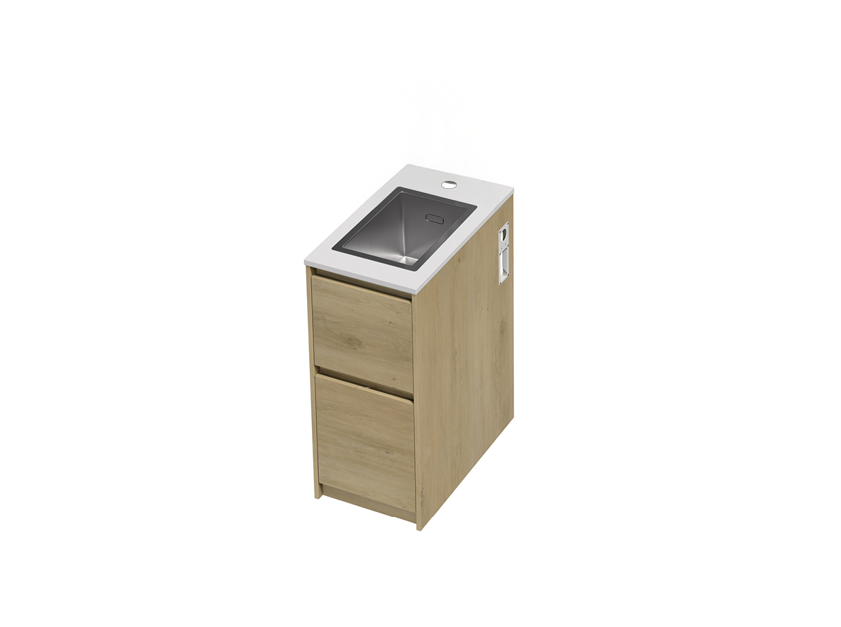 Mako 70 Laundry Cabinet - 400 Floor - 2 Drawer