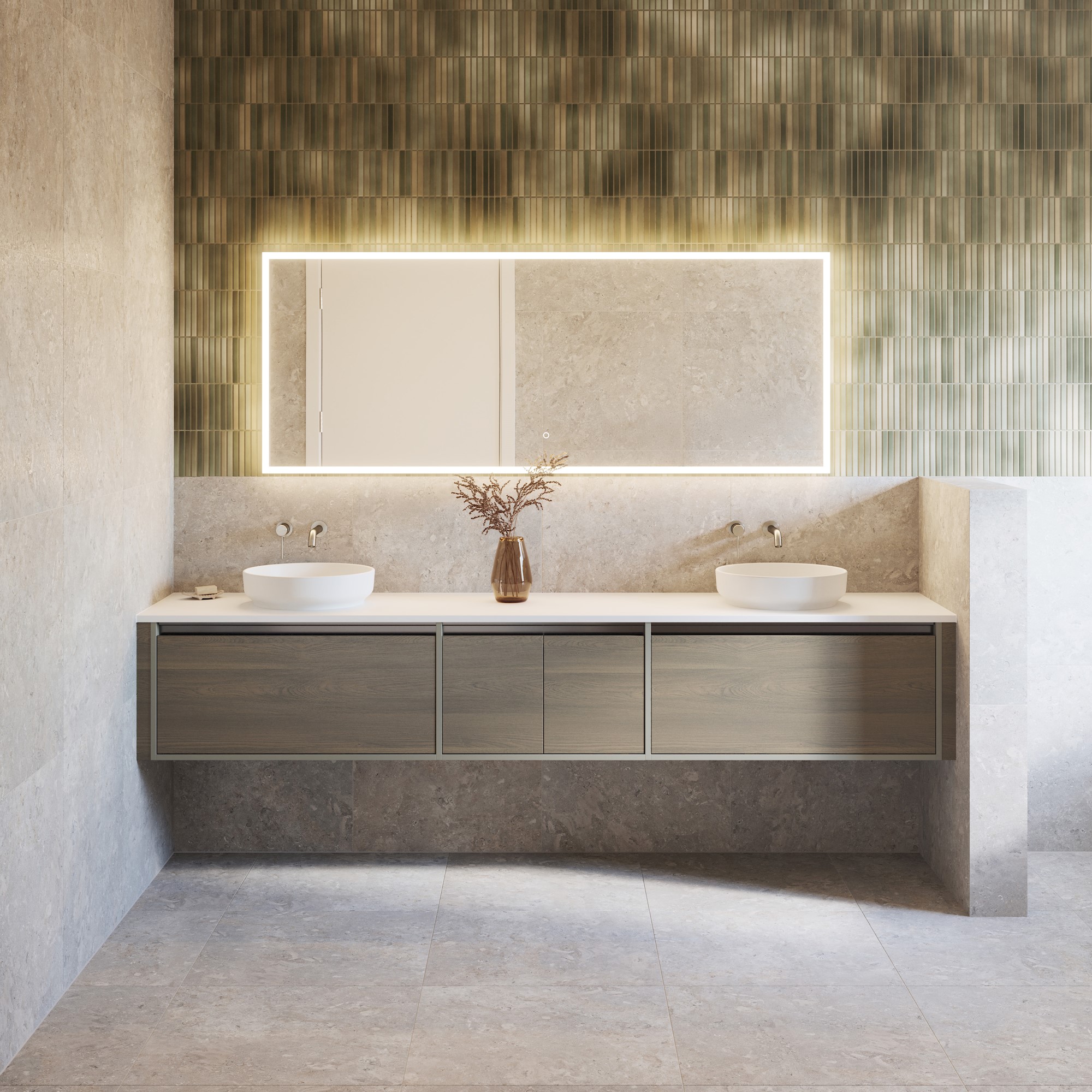 City 50 / wall-to-wall benchtop