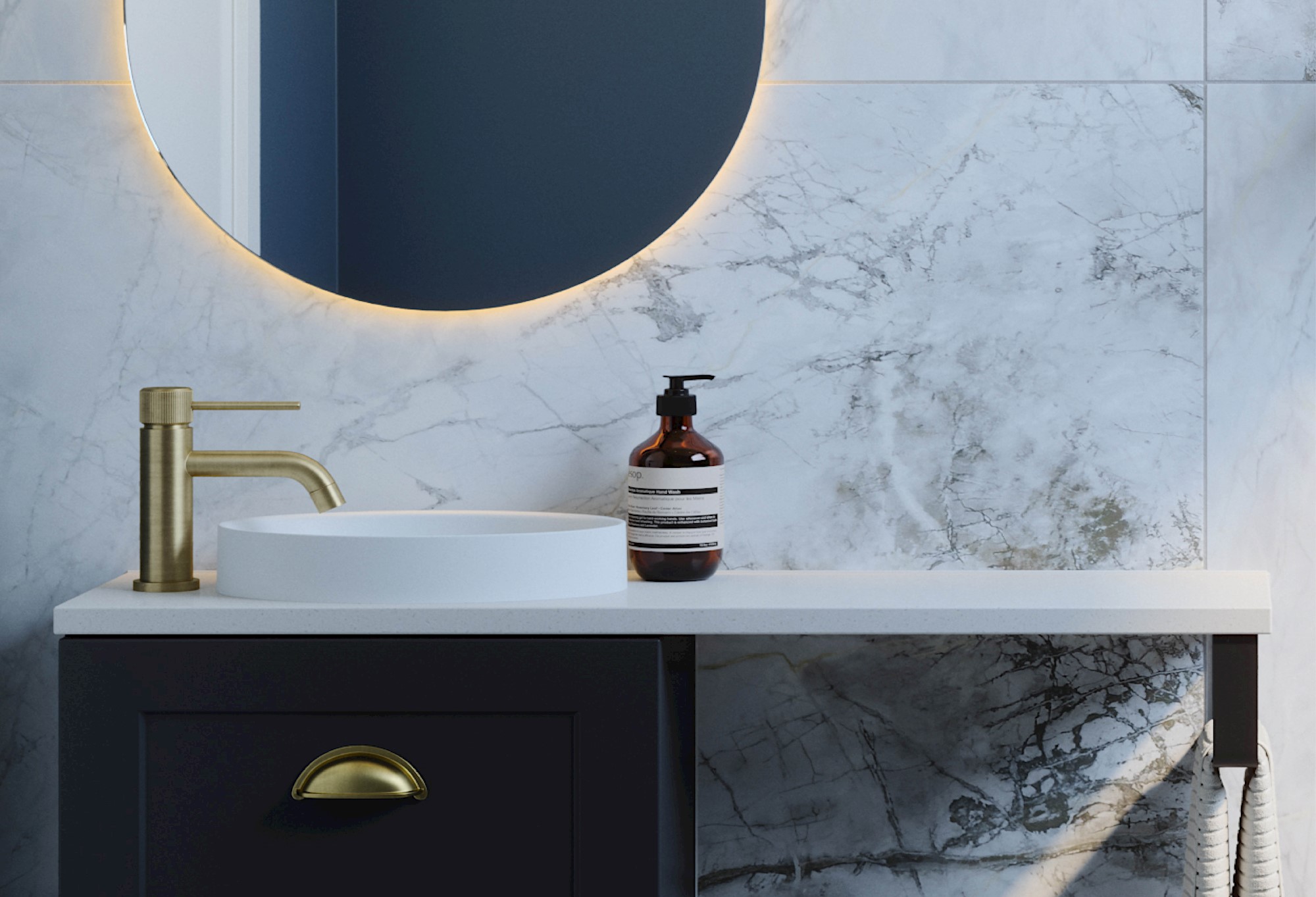 Small Space Inset Basins