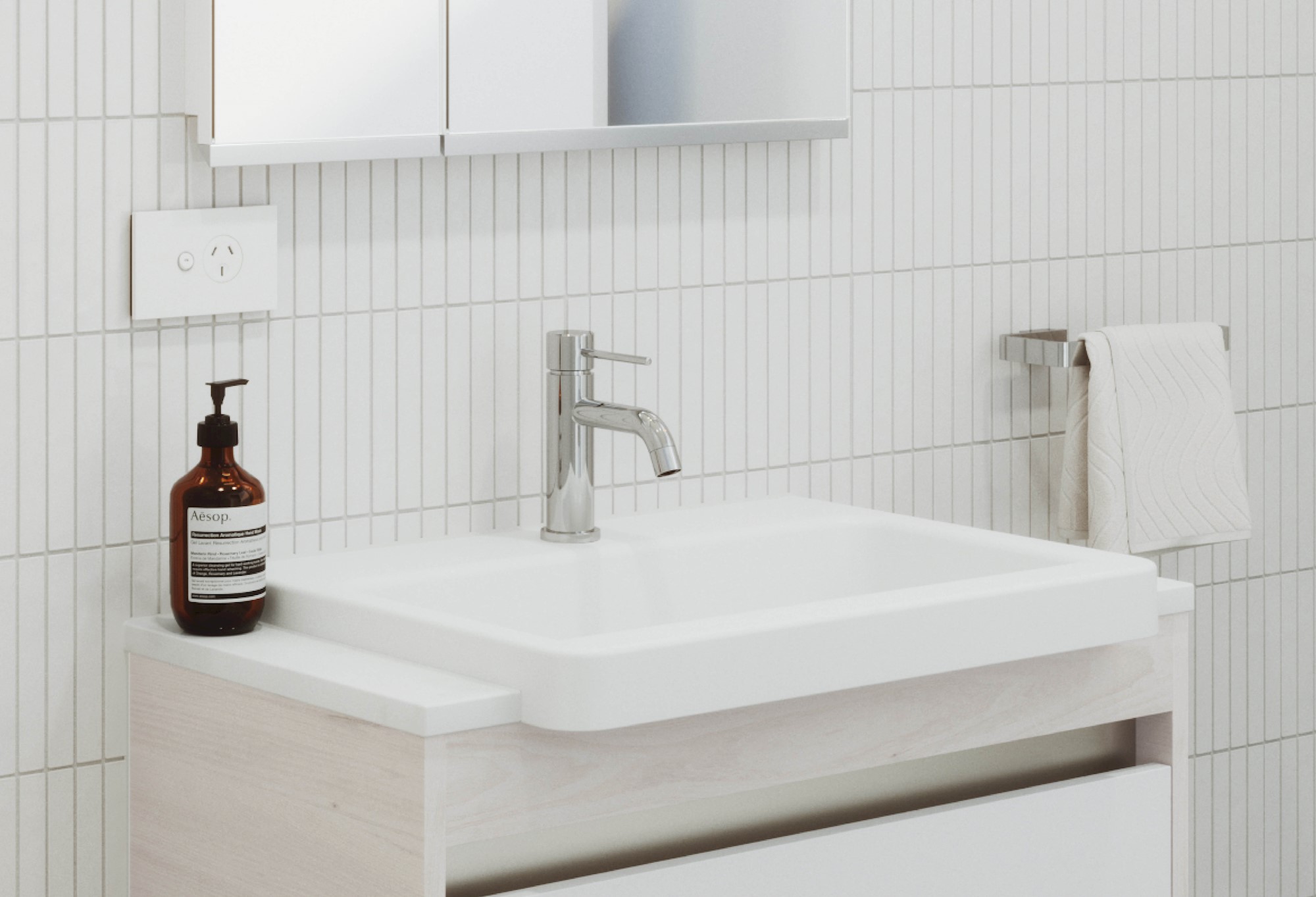 Semi-Recessed Basins