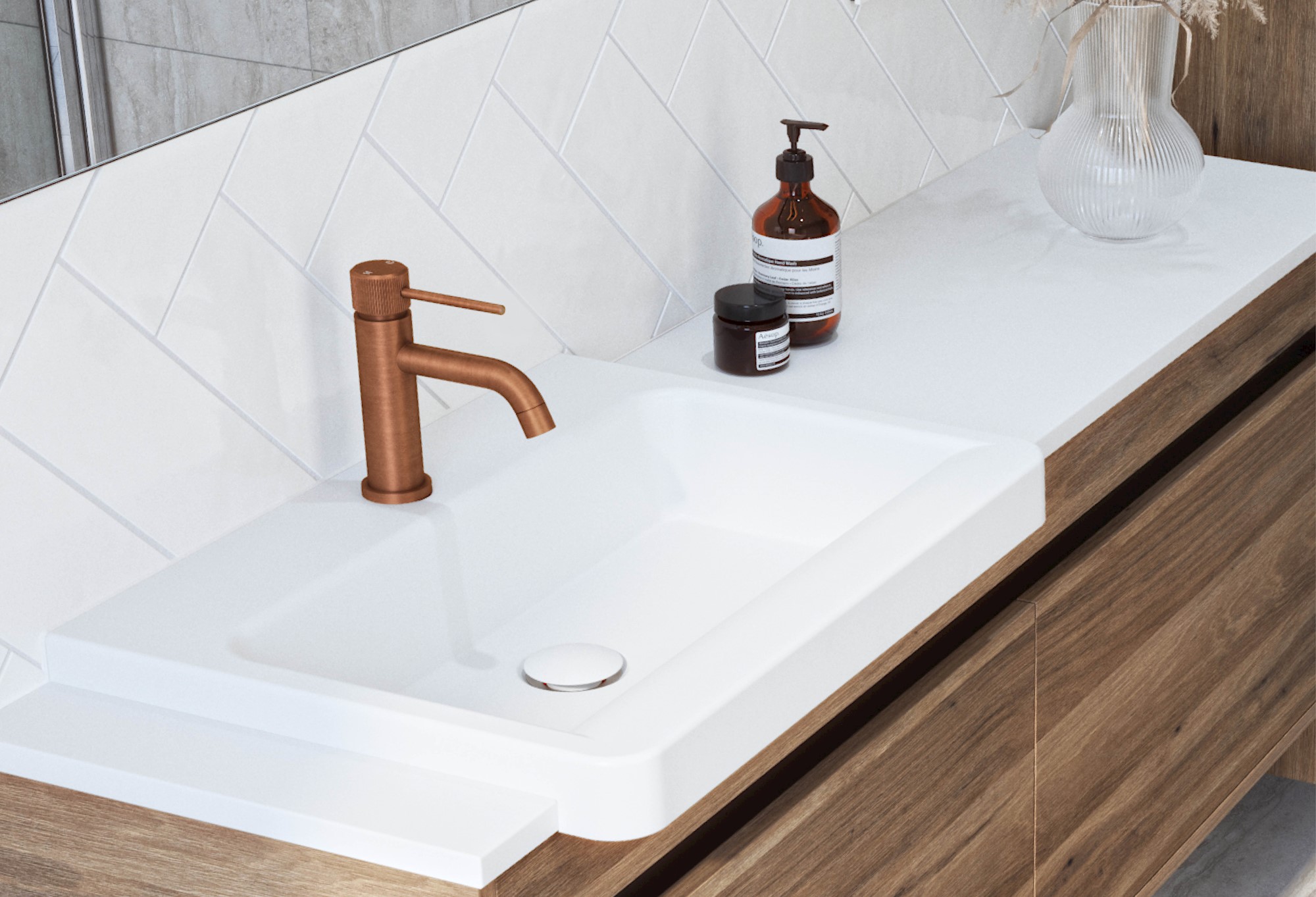 Semi-Recessed Basins