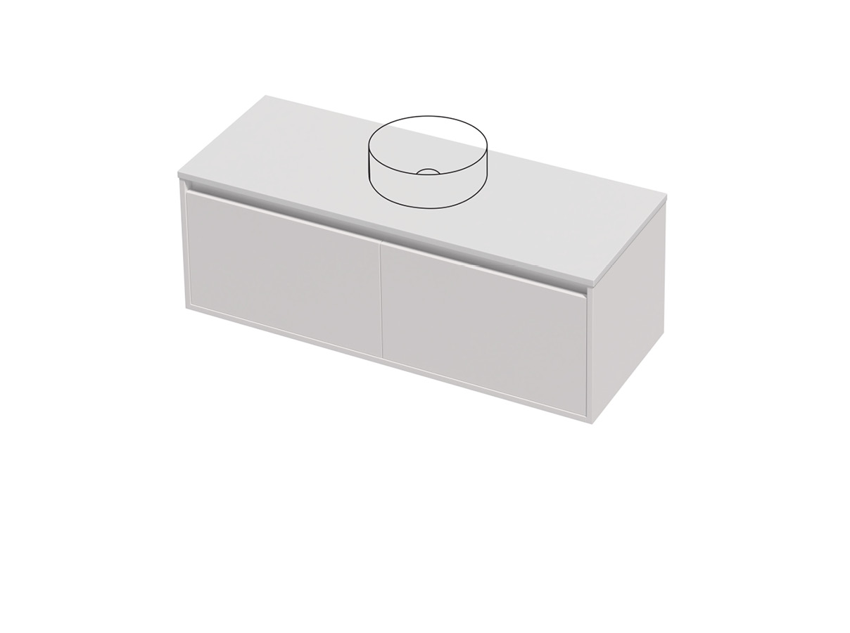 City Lite 46 - 1200SB Wall - 2 Drawer (Side by Side)