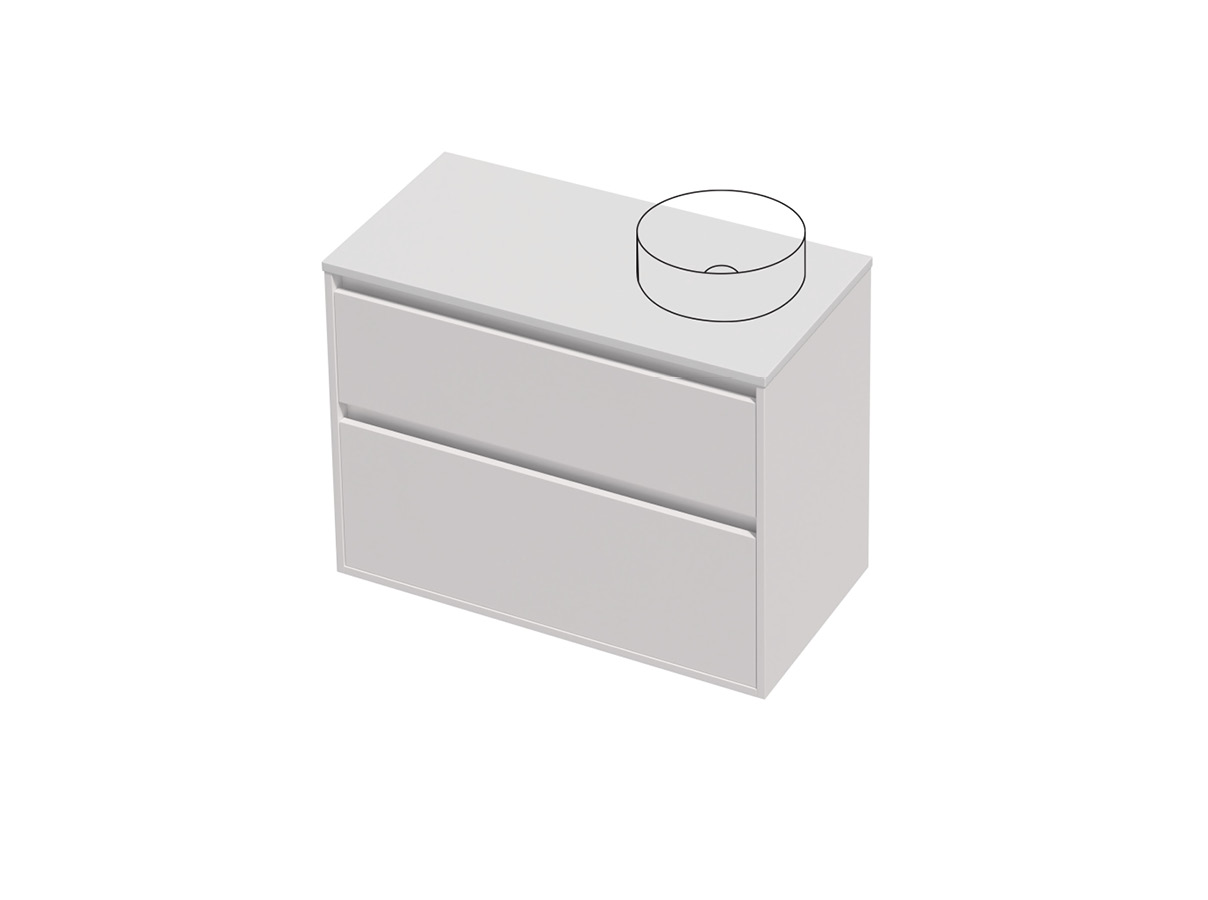 City Lite 46 - 900R Maxi Wall - 2 Drawer
