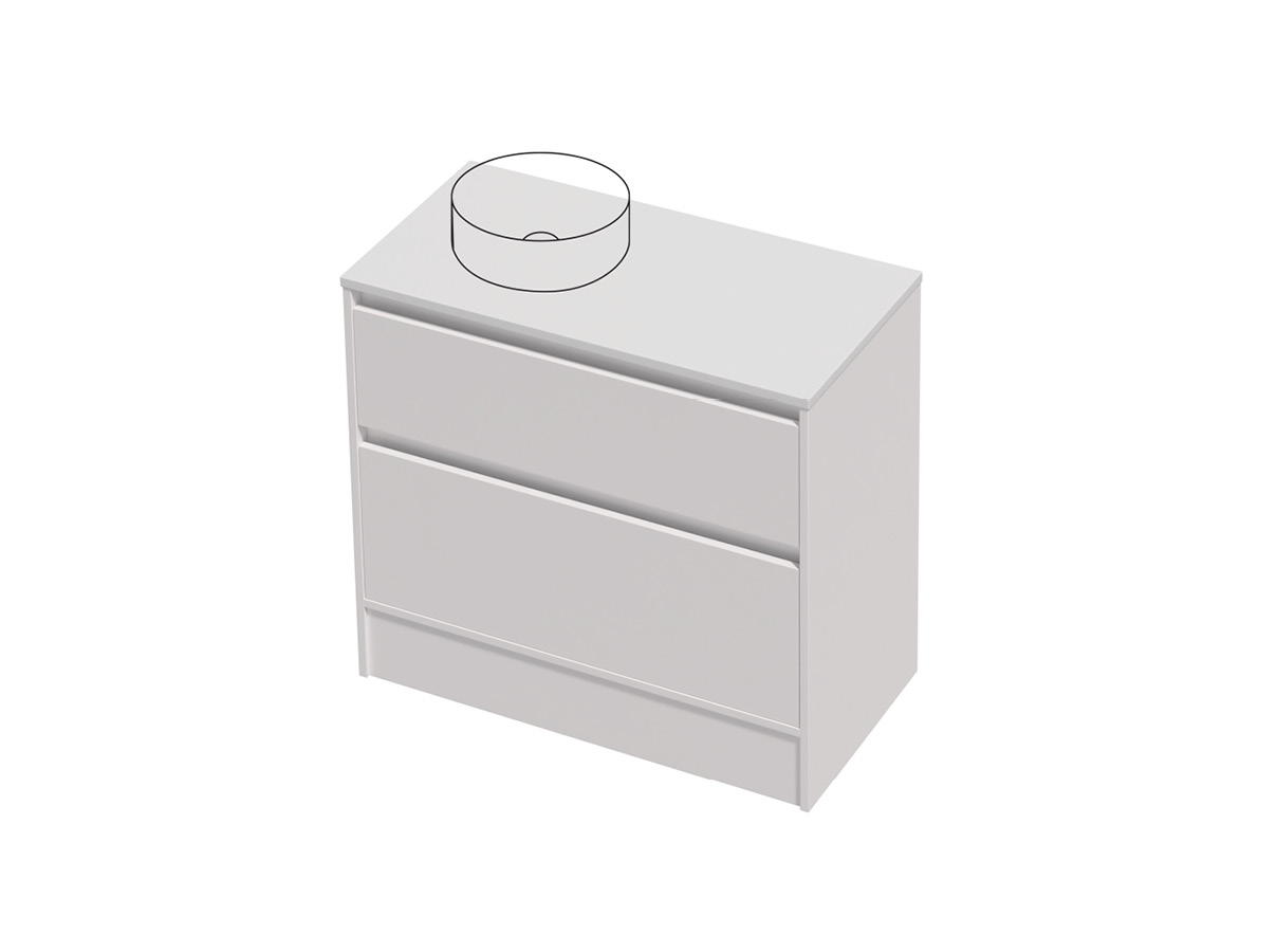City Lite 46 - 900L Floor - 2 Drawer