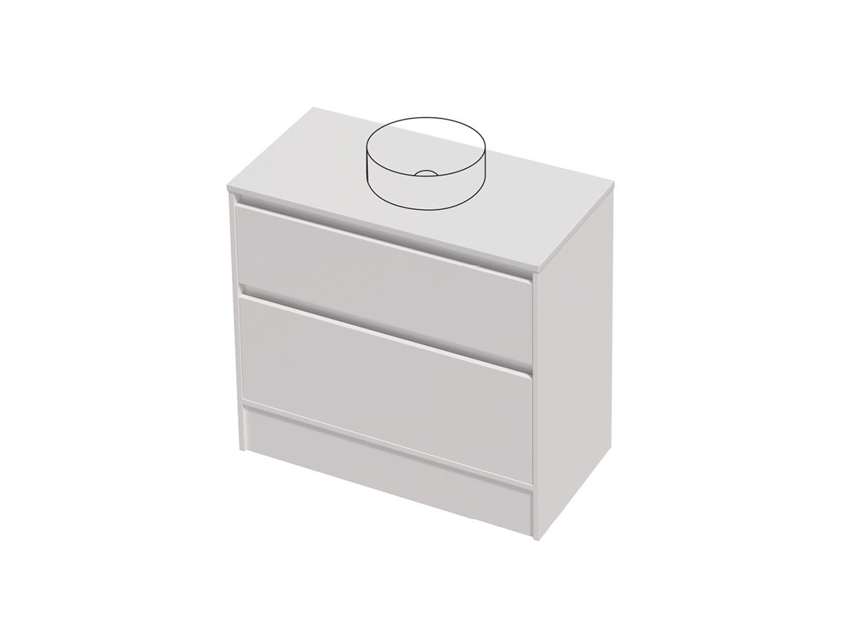 City Lite 46 - 900 Floor - 2 Drawer