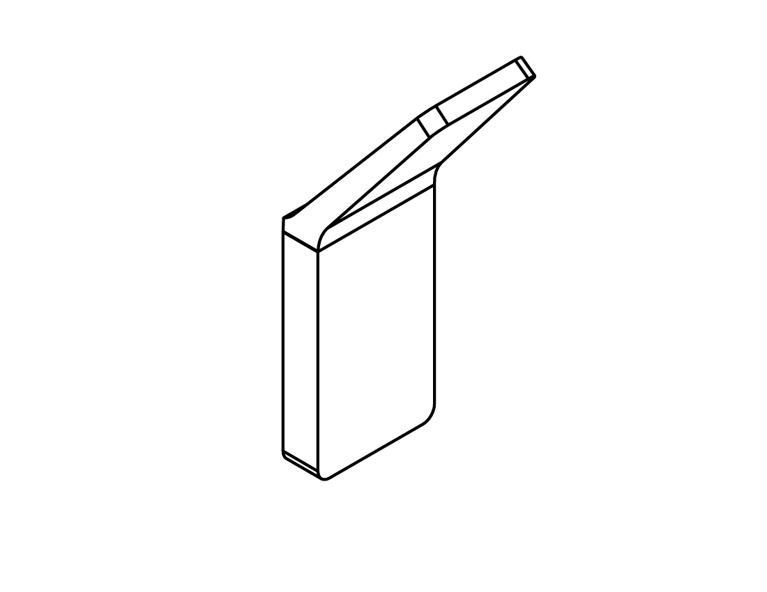 Tela Towel Hook White
