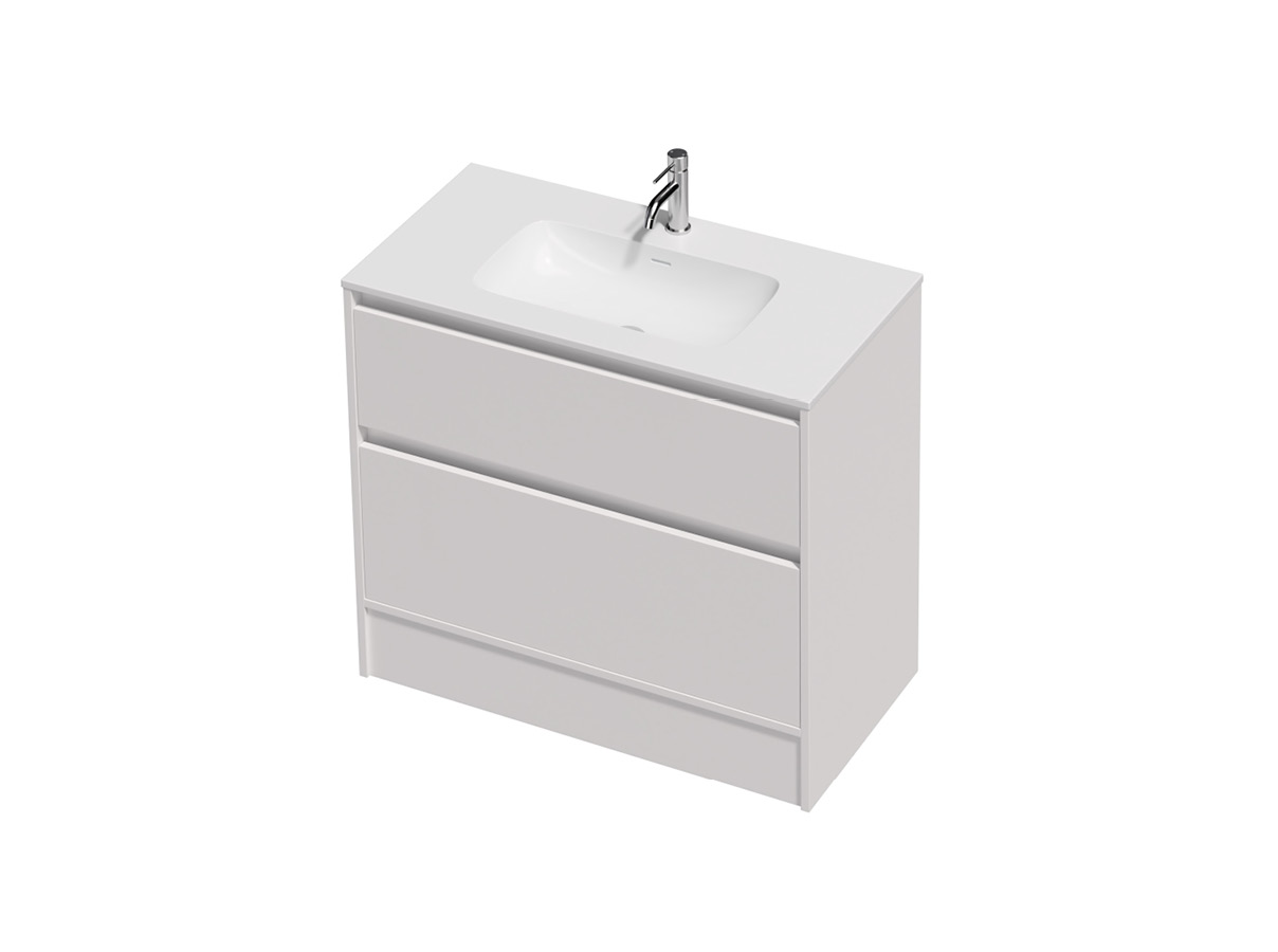 City Lite 46 - 900 Floor - 2 Drawer