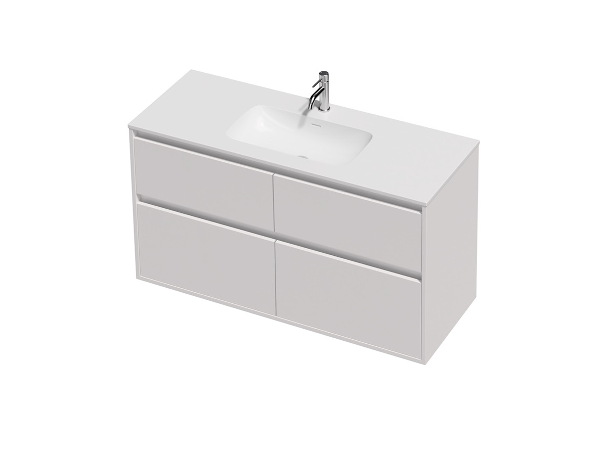 City Lite 46 - 1200SB Maxi Wall - 4 Drawer (Side by Side)