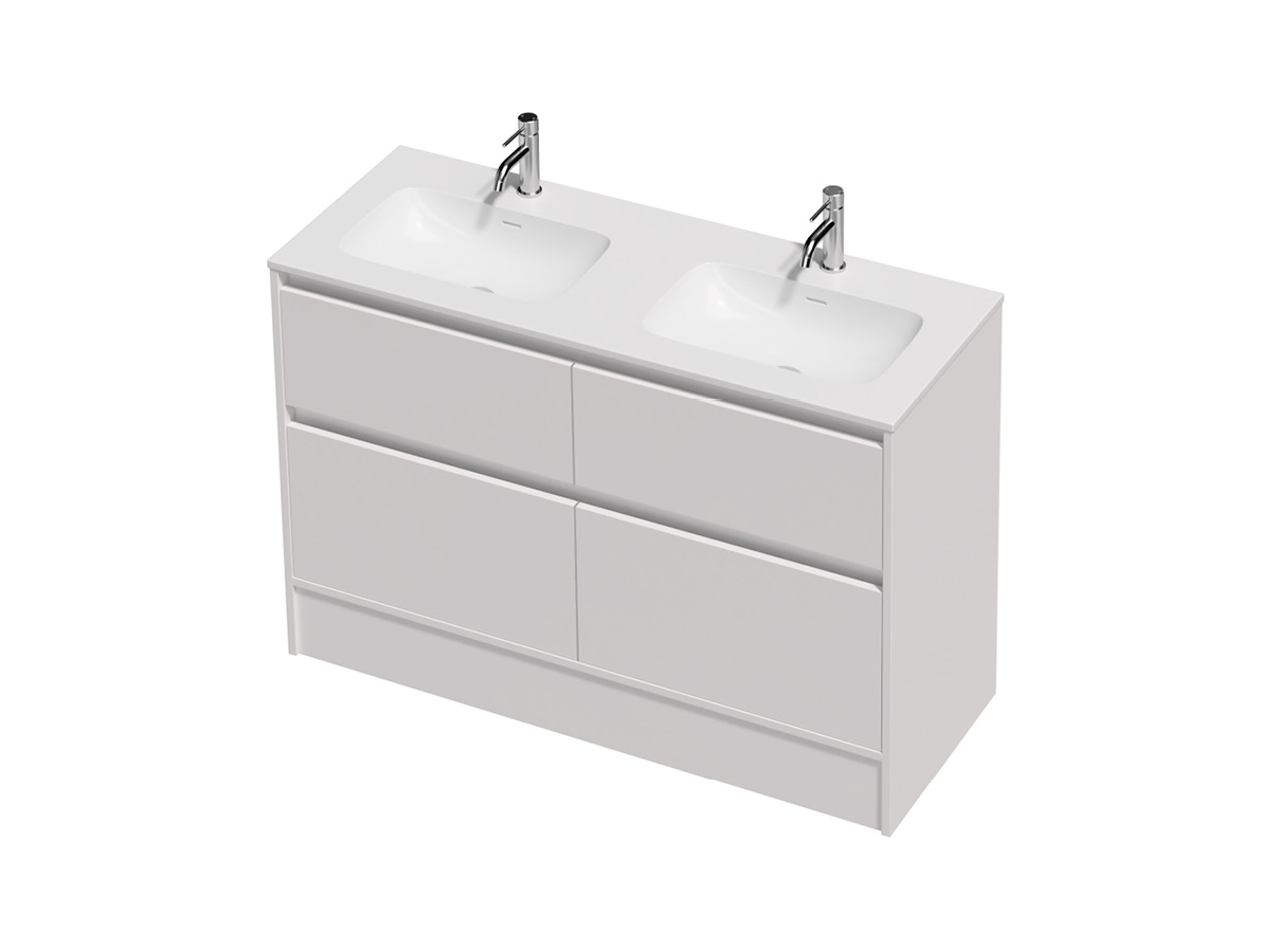 City Lite 46 - 1200DB Floor - 2 Drawer