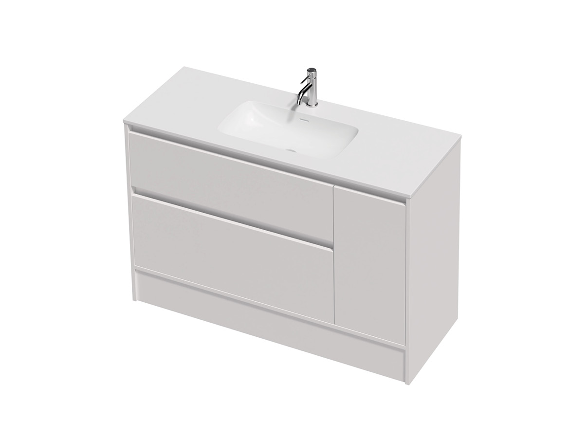 City Lite 46 - 1200SB Floor - 1 Door 2 Drawer (Left)