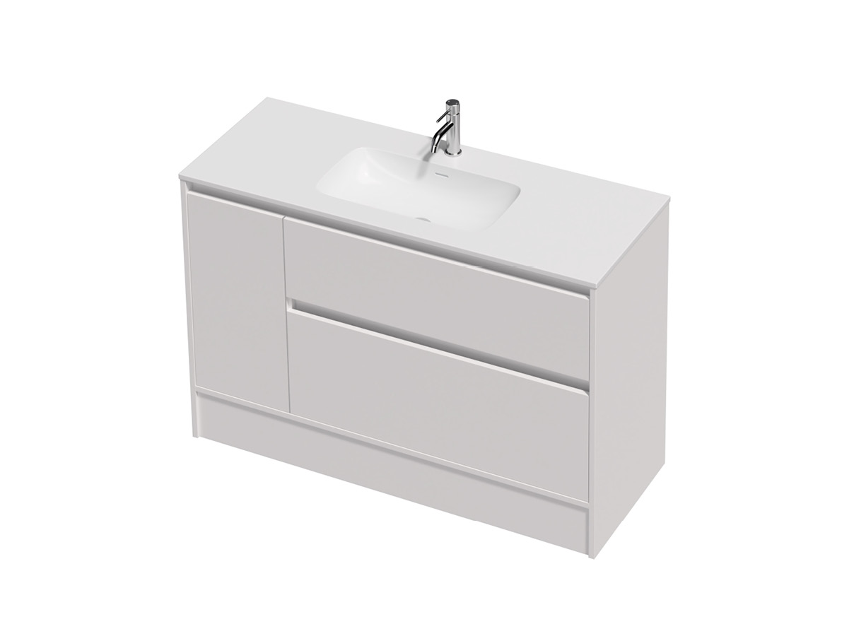 City Lite 46 - 1200SB Floor - 1 Door 2 Drawer (Right)