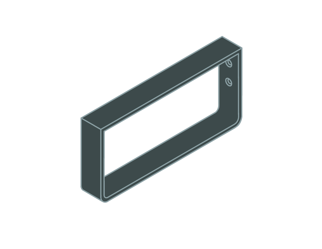Towel Rail - (Gunmetal)