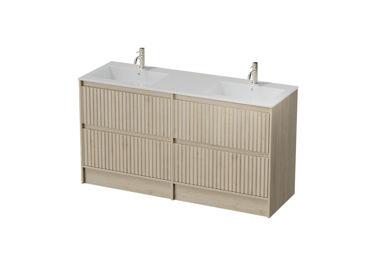 Fusion 50 - 1500DB Floor - 4 Drawer (Side by Side)