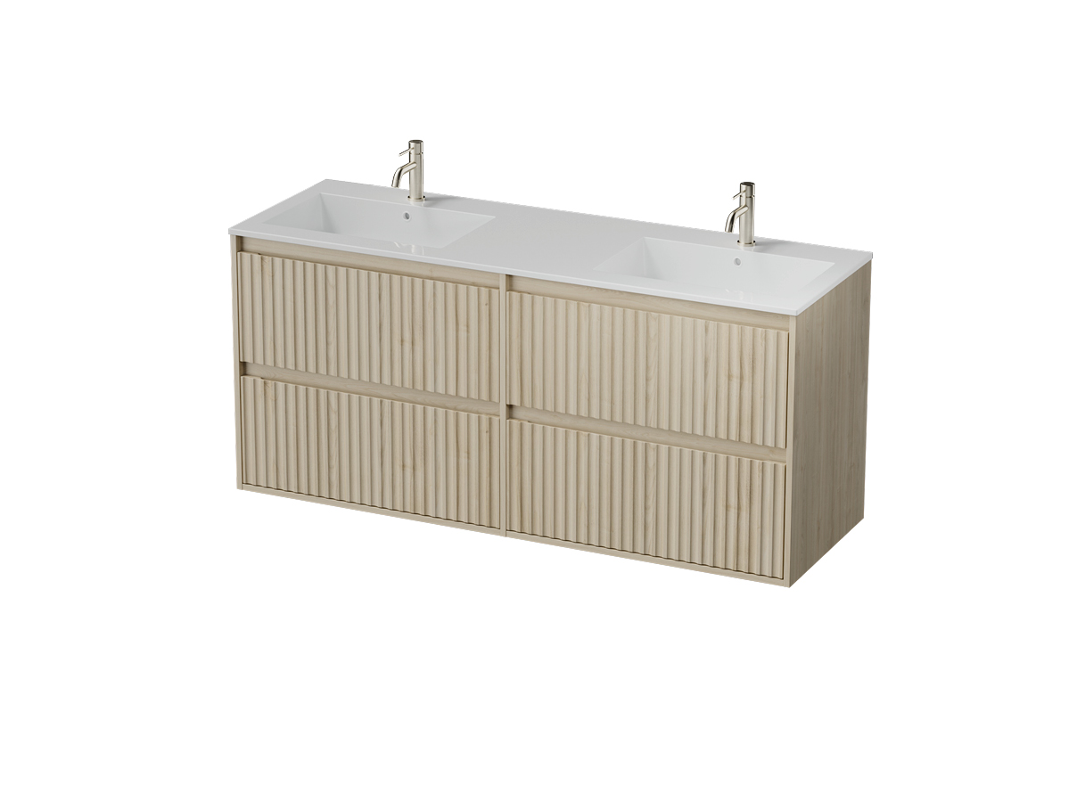 Fusion 50 - 1500DB Maxi Wall - 4 Drawer (Side by Side)