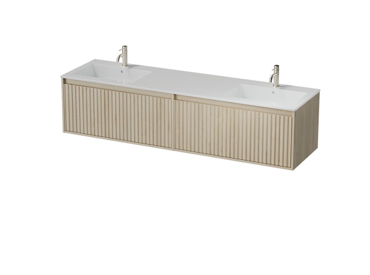 Fusion 50 - 1800DB Wall - 2 Drawer (Side by Side)