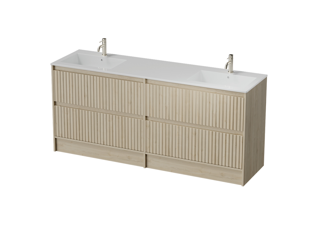 Fusion 50 - 1800DB Floor - 4 Drawer (Side by Side)