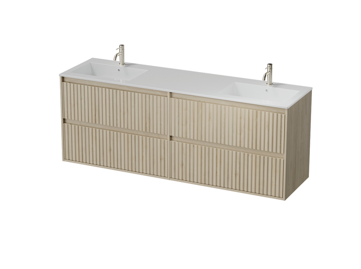 Fusion 50 - 1800DB Maxi Wall - 4 Drawer (Side by Side)