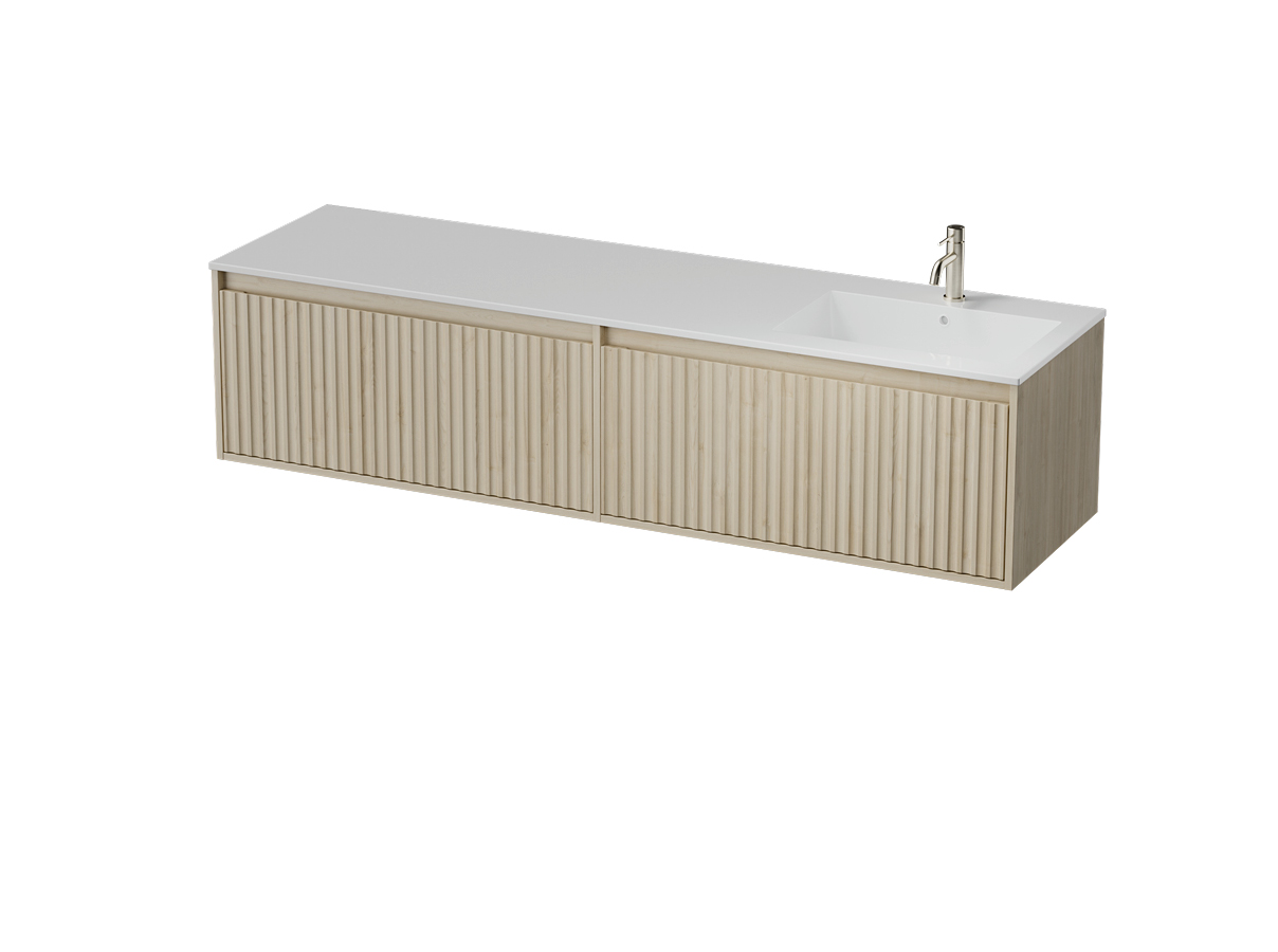 Fusion 50 - 1800R Wall - 2 Drawer