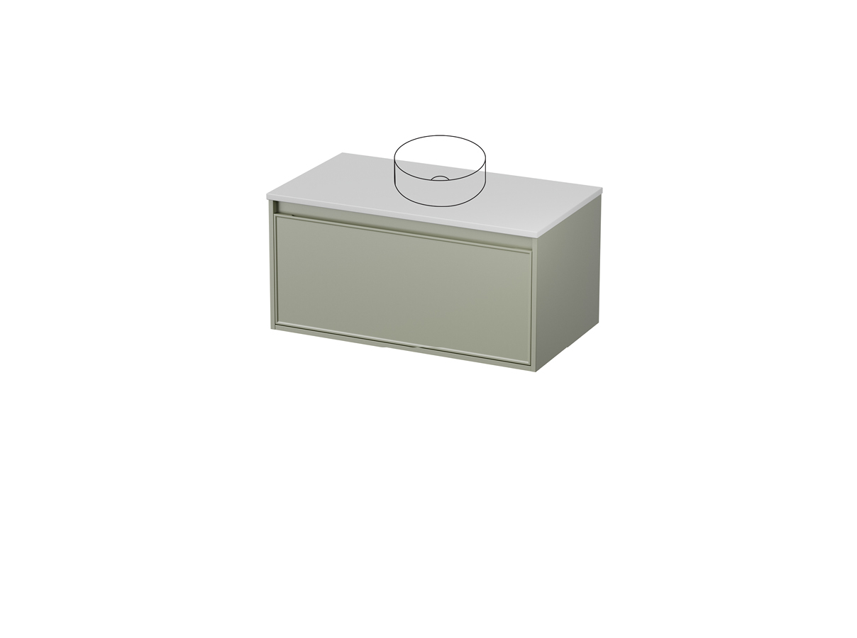 Fusion 50 - 900 Wall - 1 Drawer