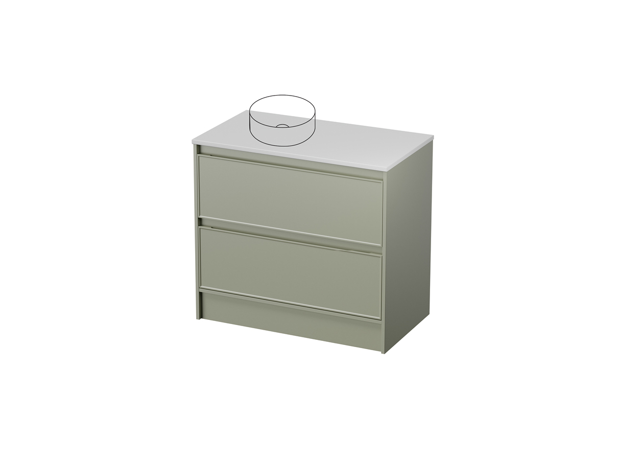 Fusion 50 - 900L Floor - 2 Drawer