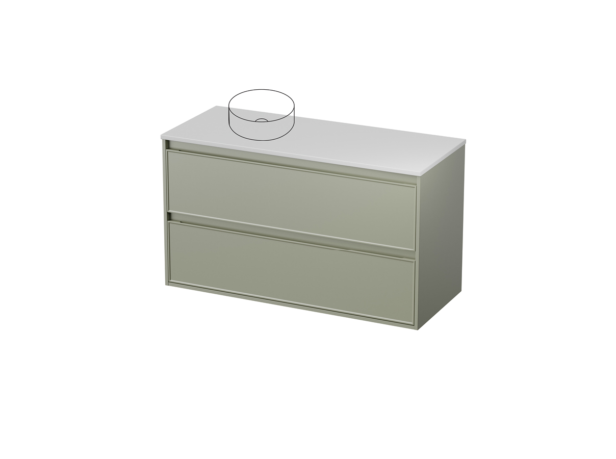 Fusion 50 - 1200L Maxi Wall - 2 Drawer