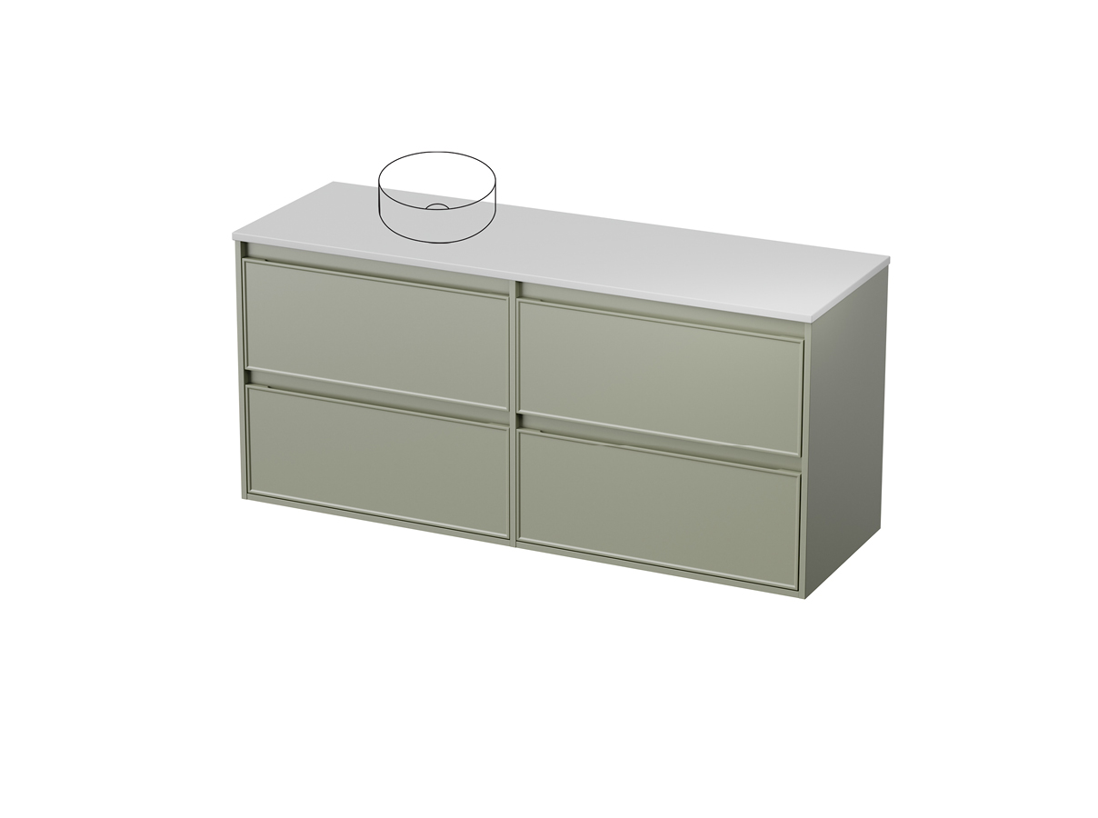 Fusion 50 - 1500L Maxi Wall - 4 Drawer (Side by Side)