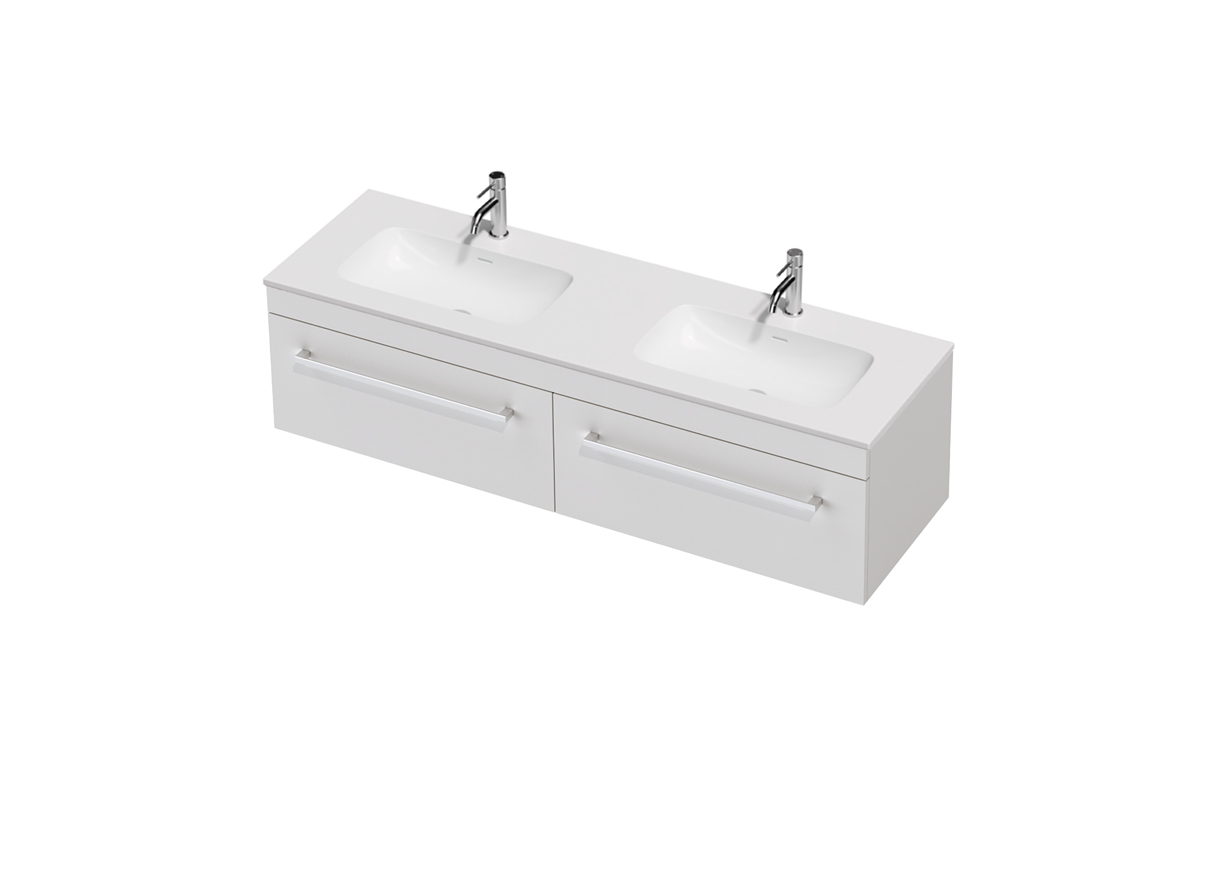 Riva Classic 46 - 1500DB Wall - 2 Drawer