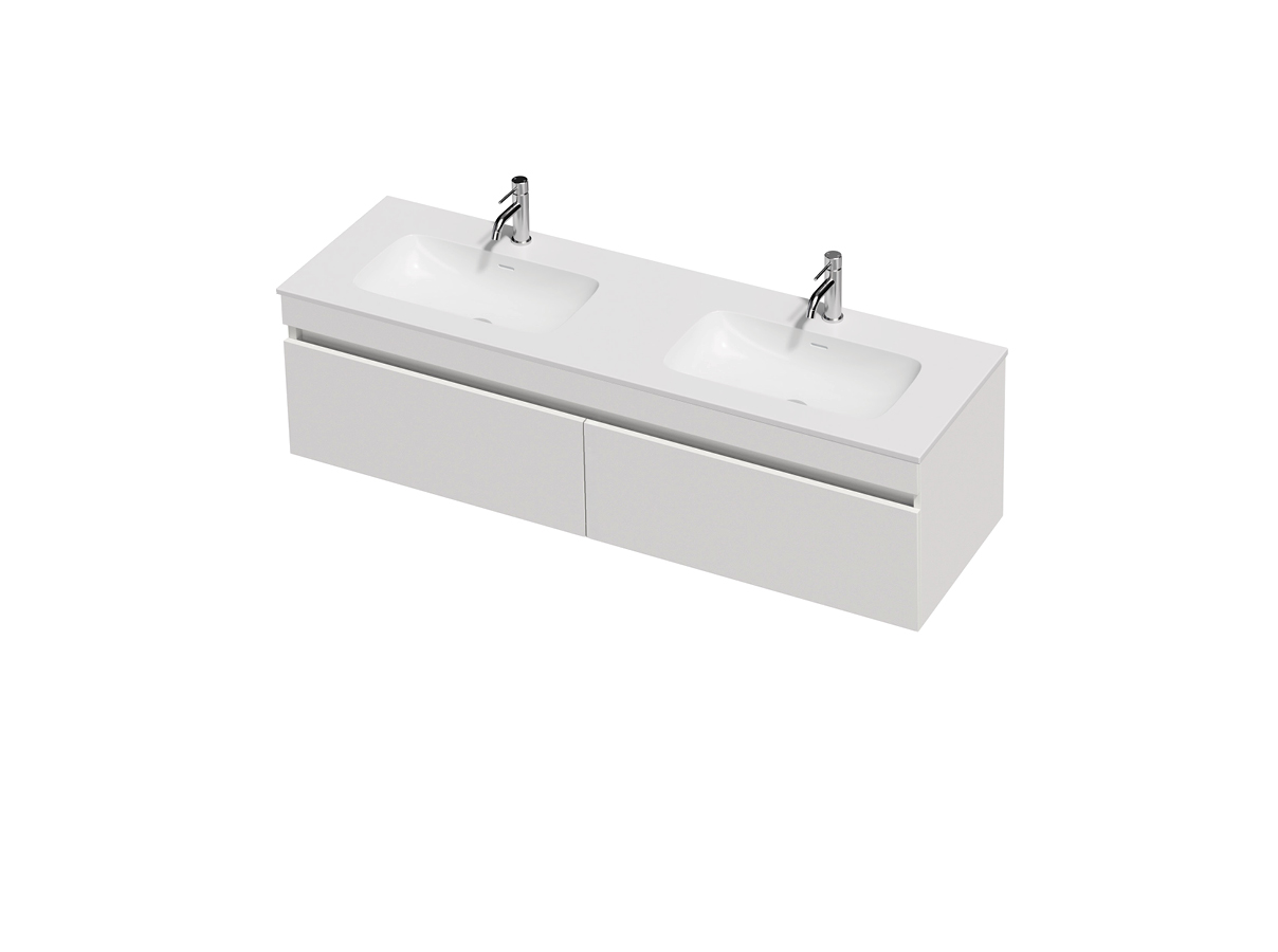 Lulu 46 Drawers - 1500DB Wall - 2 Drawer