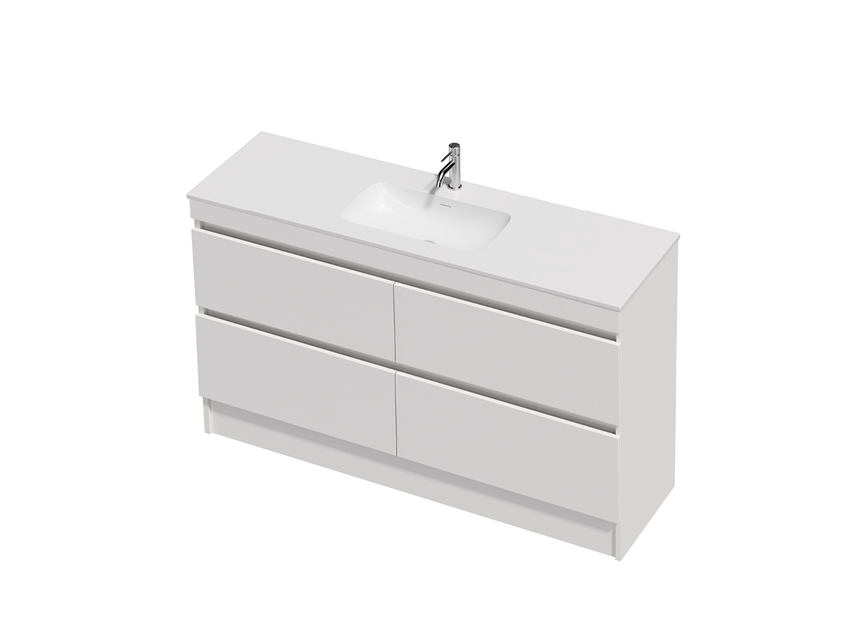 Lulu 46 Drawers - 1500SB Floor - 4 Drawer