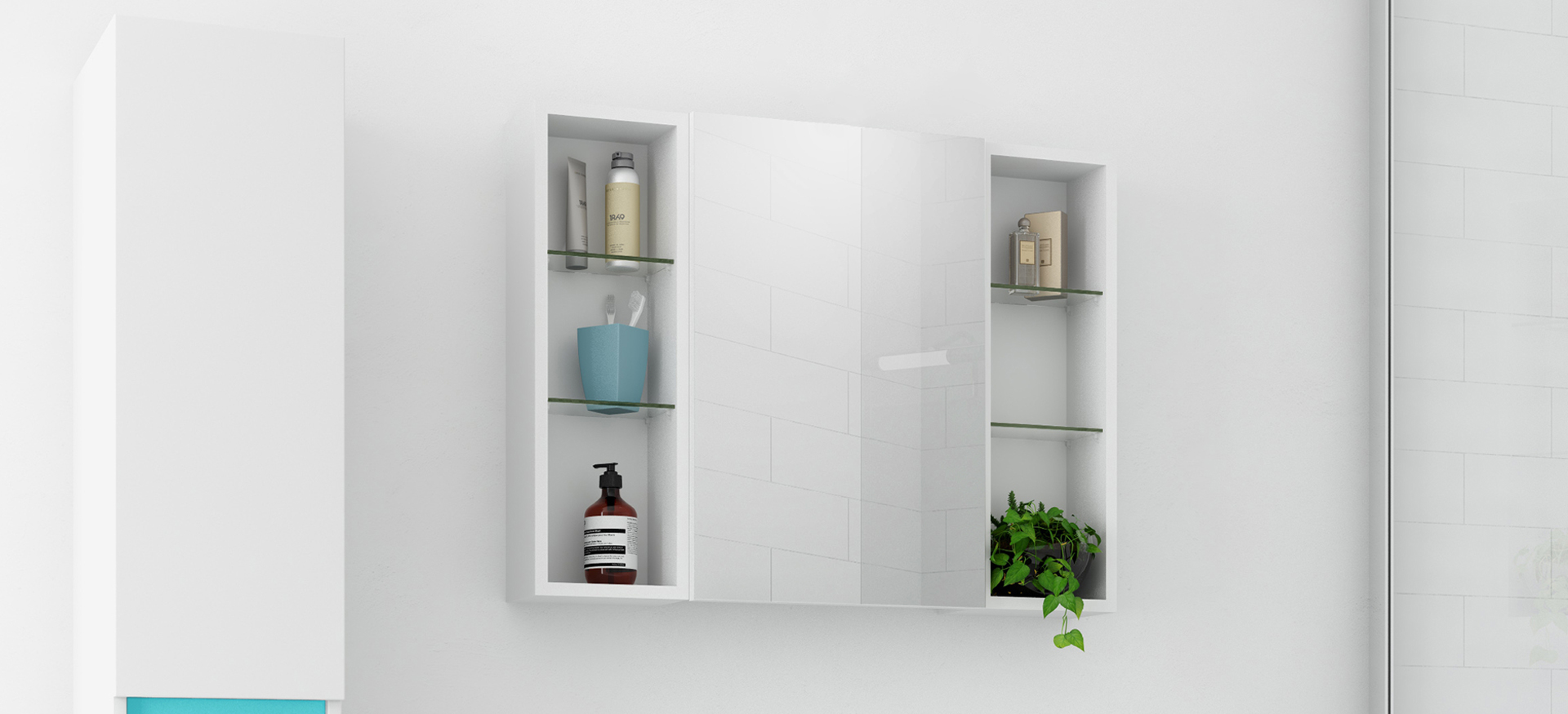 Tessa Mirror Cabinet | St Michel Bathroomware