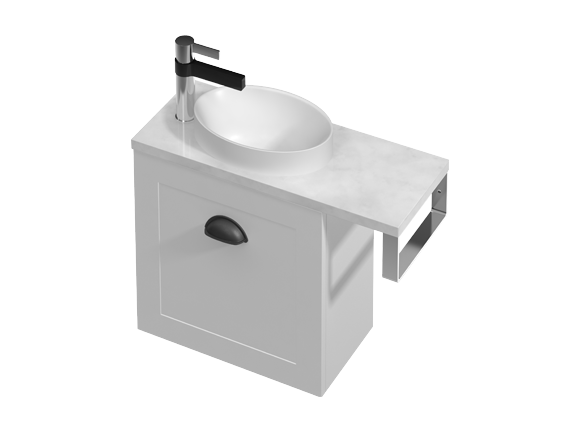 London 22 - Handle - 550 Wall - 1 Door